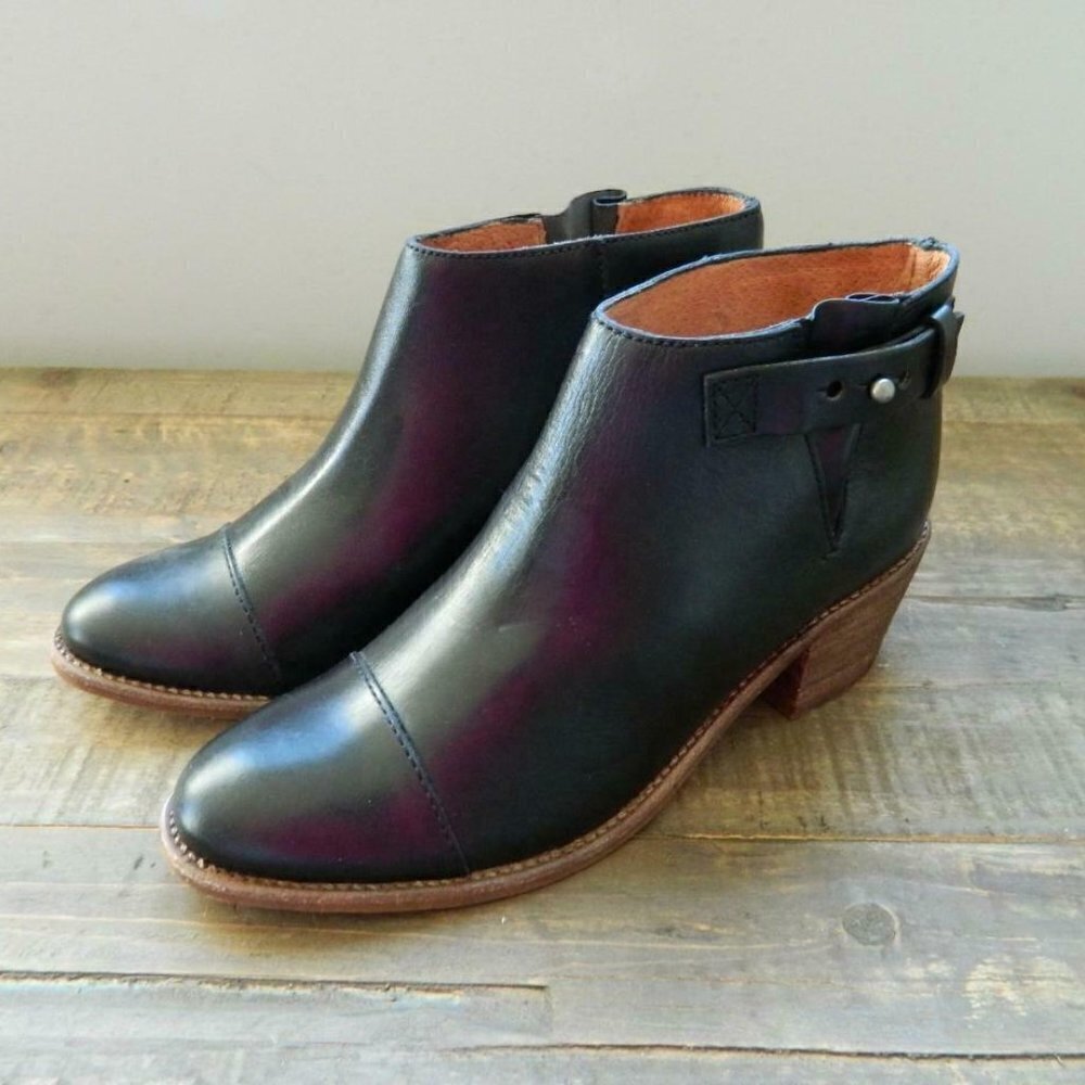 ! Madewell $198 The Dakota Cut Off Boots b8034
